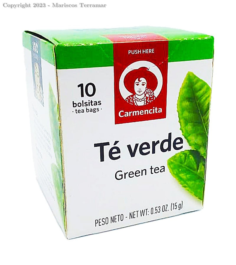 Carmencita Green Tea, 10pc