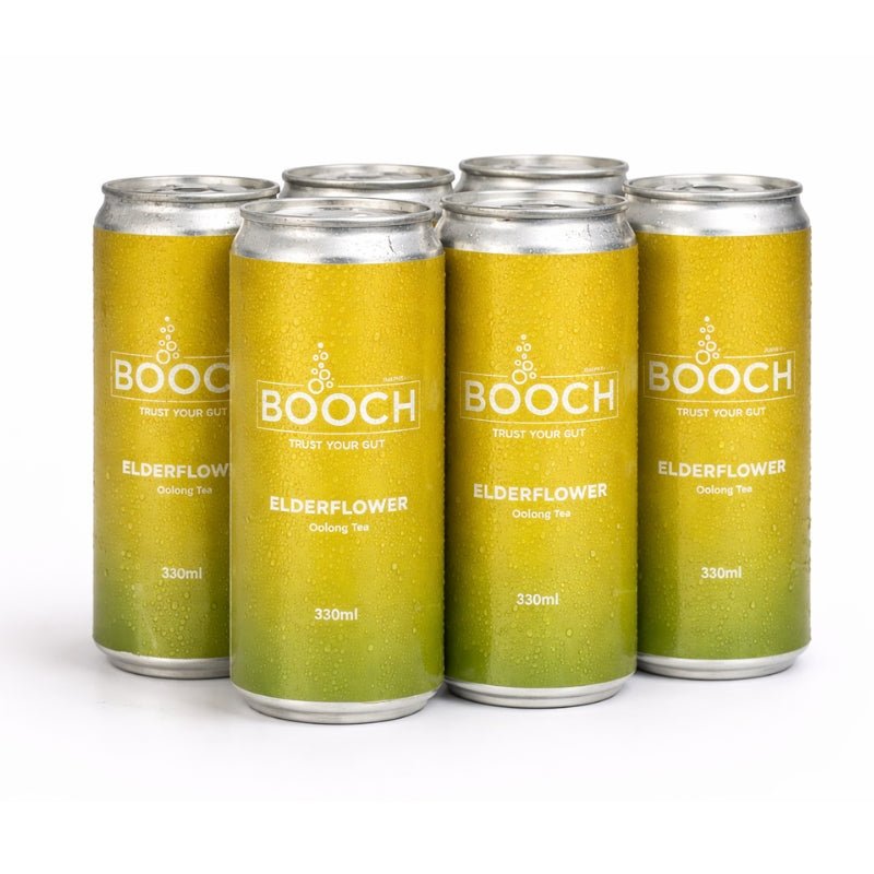 Booch Elderflower Kombucha Can, 330ml