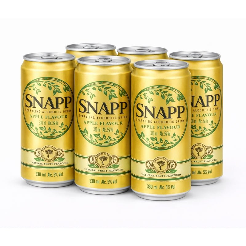 Snapp Apple Flavor Sparkling Alcoholic Drink Can, 300ml