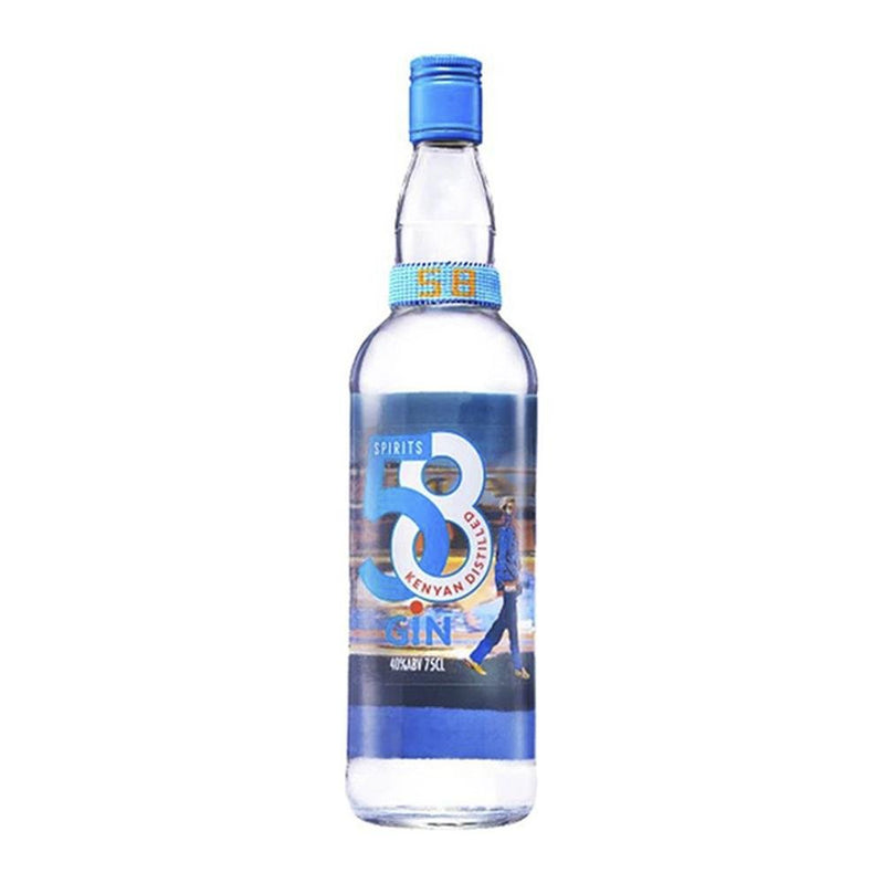 Kenyan Original Ko 58 Classic Gin, 750ml