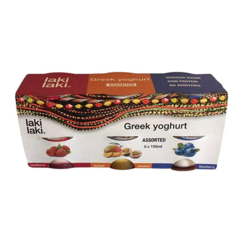Laki Laki Laki Laki Assorted Greek Yoghurt, 100ml x 6pc