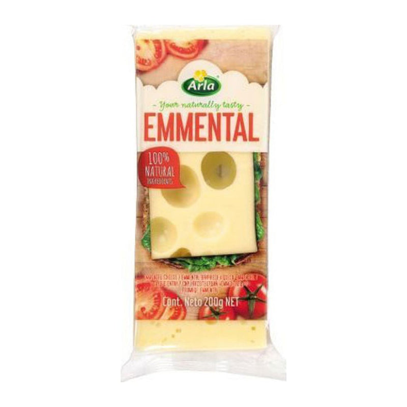 Arla Natural Emmental Block Cheese, 200g
