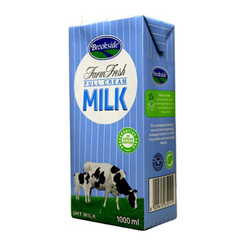 Brookside Long Life Tetra Milk, 1000ml