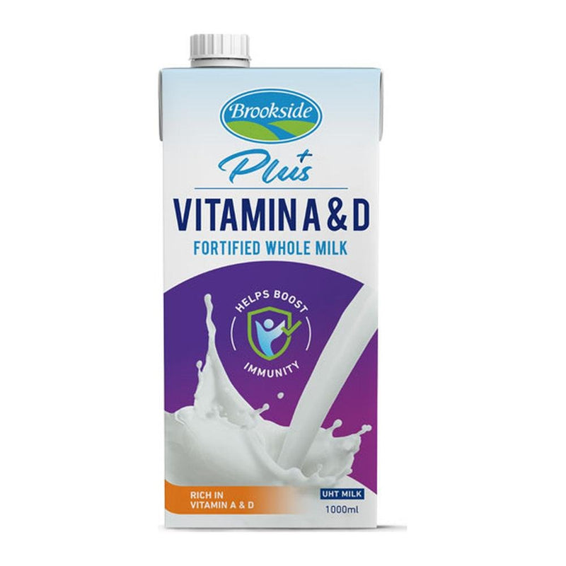 Brookside Plus Functional Uht Vit D Tetra Milk, 1000ml