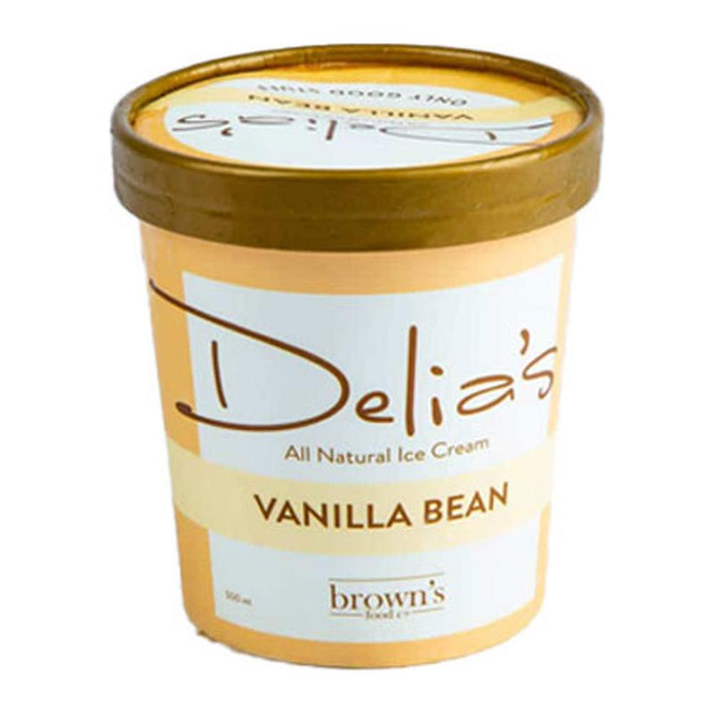 Delias Vanilla Bean Ice Cream, 500ml
