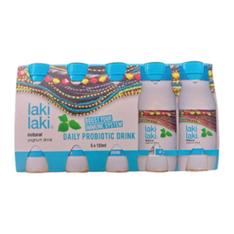 Laki Laki Probiotic Yogrt Drink Natural, 120ml x 5pc