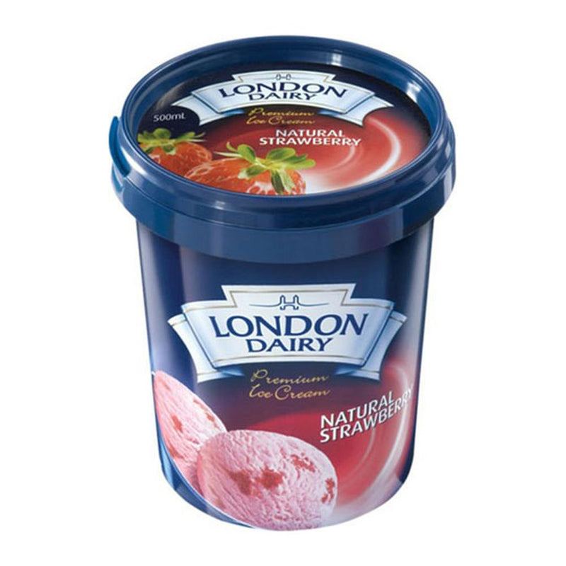 London Dairy Natural Strawberry, 500ml