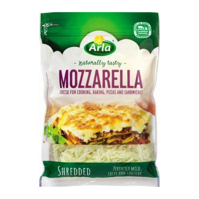 Arla Mozzarella Shredded Cheese, 175g