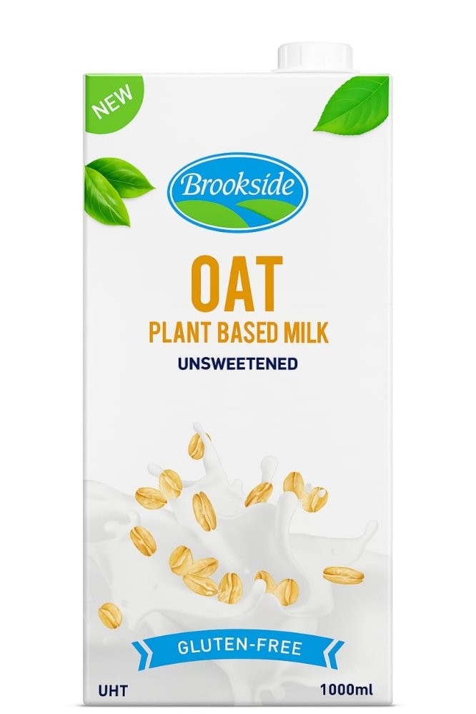 Brookside Plant Based Oat Unsweetened, 1l
