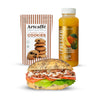 Artcaffe Sandwich with Cold Pressed Juice & Cookie Pouch