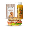 Artcaffe Sandwich with Cold Pressed Juice & Cookie Pouch