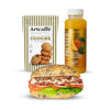 Artcaffe Sandwich with Cold Pressed Juice & Cookie Pouch