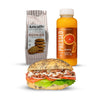Artcaffe Sandwich with Cold Pressed Juice & Cookie Pouch