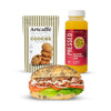 Artcaffe Sandwich with Cold Pressed Juice & Cookie Pouch