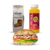 Artcaffe Sandwich with Cold Pressed Juice & Cookie Pouch