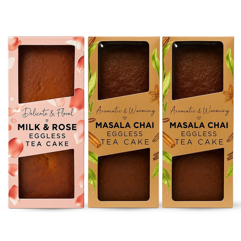 Artcaffe Assorted Eggless Tea Cakes, 3pc