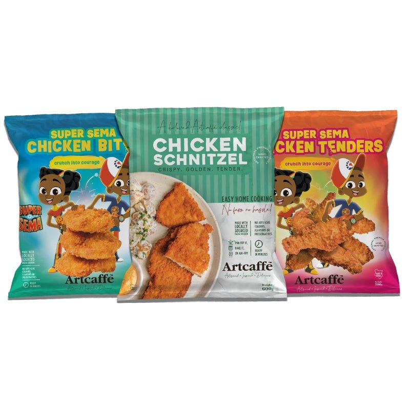 Artcaffe Assorted Frozen Crunchy Chicken Packs, 3pcs