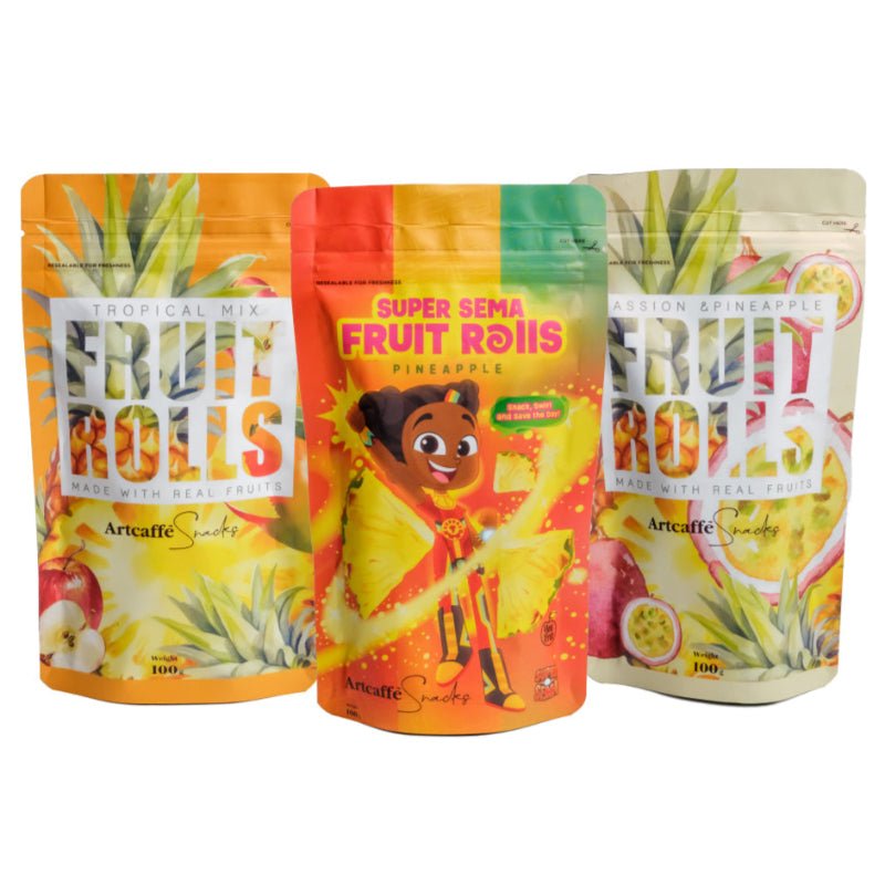 Artcaffe Assorted Fruit Roll - Up, 3pcs