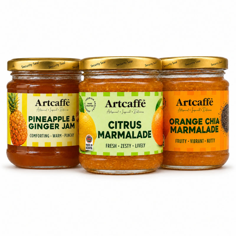 Artcaffe Assorted Jams & Marmalade, 3pcs