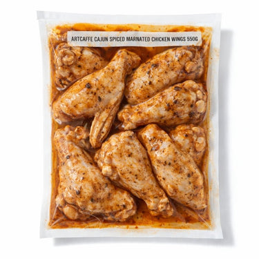 Artcaffe Cajun Spice Marinated Chicken Wings, 550g