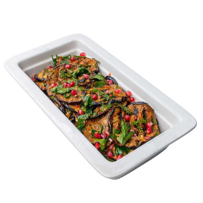 Artcaffe Grilled Eggplant & Herb Salad