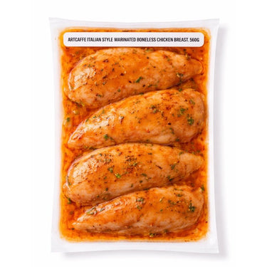 Artcaffe Italian Style Marinated Boneless Chicken Breast, 560g