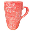 Bakuli Blu Christmas Tall Tea Mug - Red