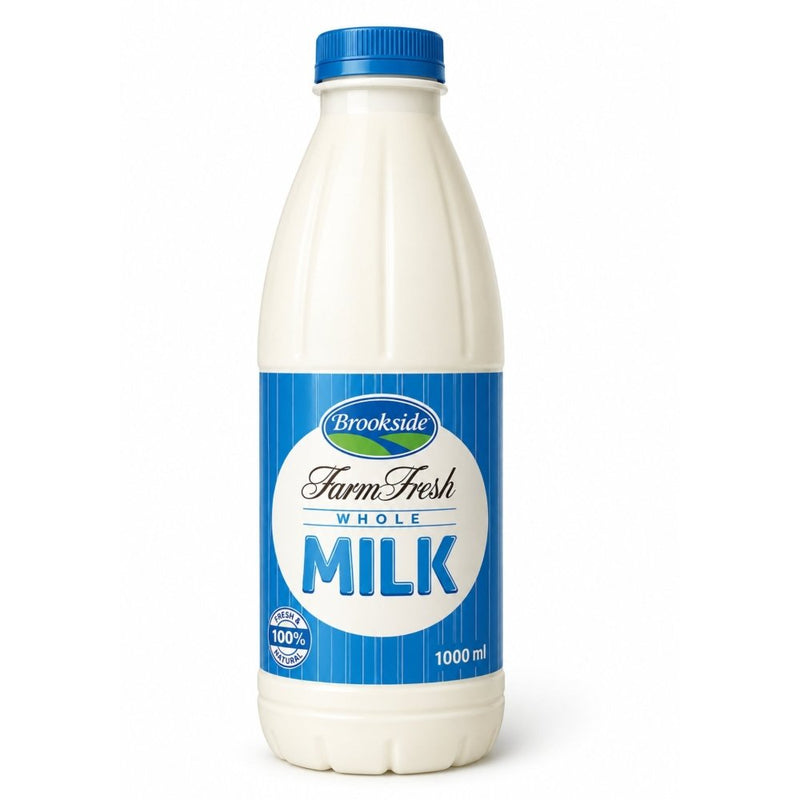 Brookside Farm Fresh Whole Milk, 1L