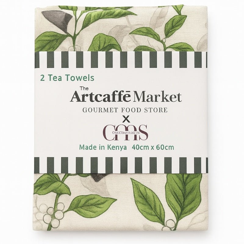 CMS Tea Towels White Set, 2pcs