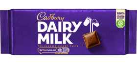 Cadbury Dairy Milk Chocolate, 180g