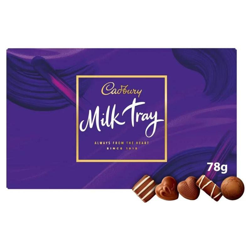 Cadbury Milk Tray Chocolate, 78g