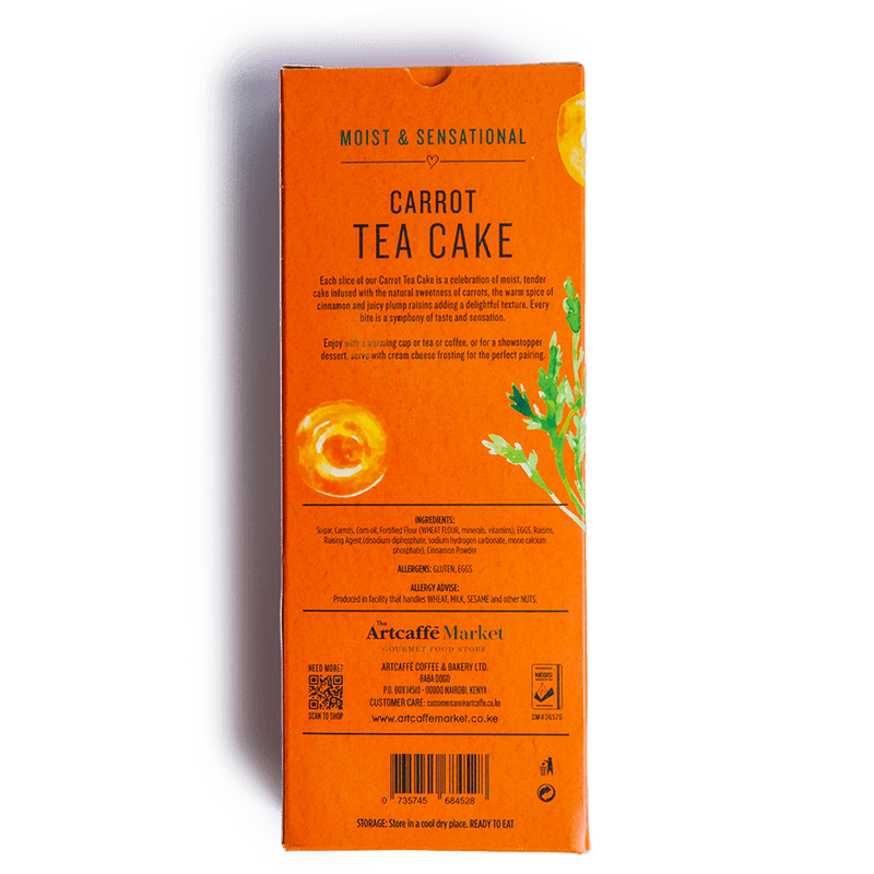Artcaffe Carrot Raisins Tea Cake 320g