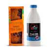 Artcaffe Tea Cake & 1L Bio Milk