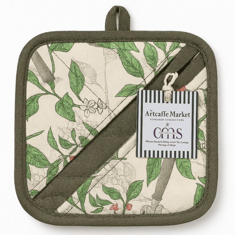 CMS Pot Holder in Canvas Green