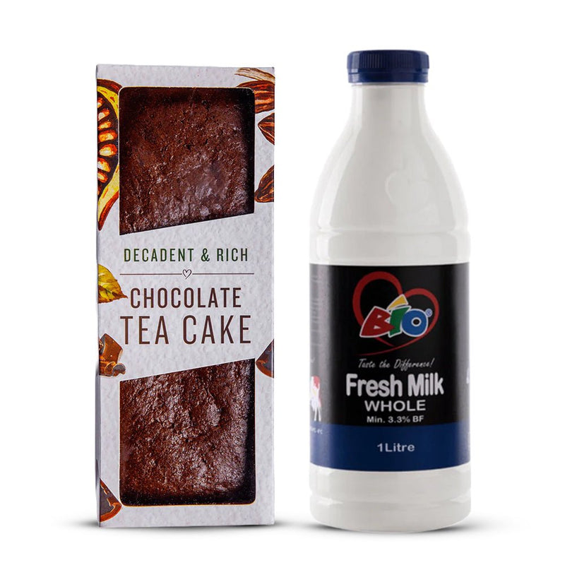 Artcaffe Tea Cake & 1L Bio Milk