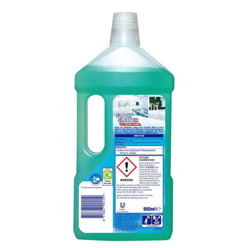 Cif All Purpose Ocean Fresh Floor Cleaner, 950ml