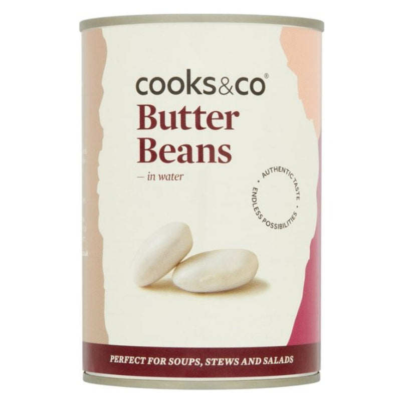 Cooks And Co Butter Beans in Water, 400g - Buy at Artcaffe Market