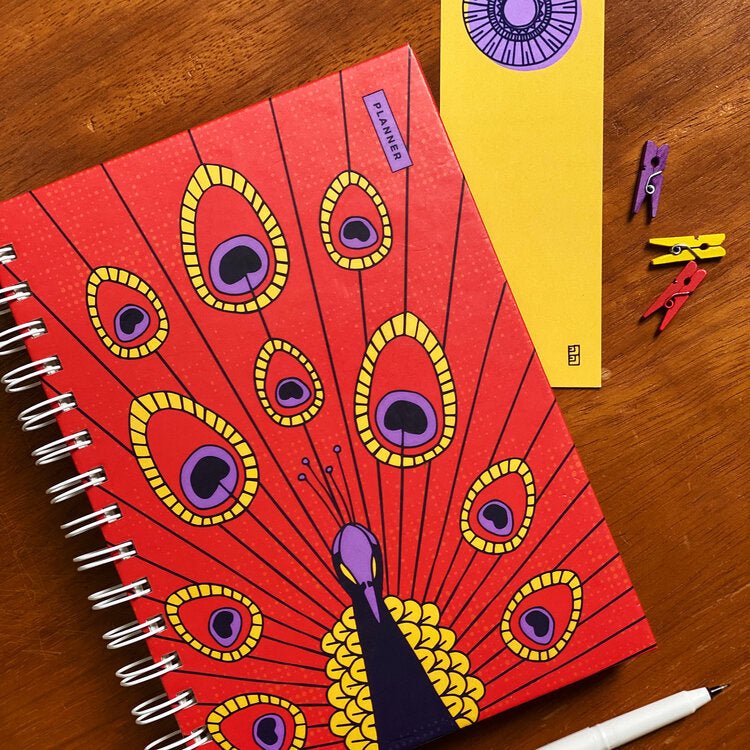 Lulu Kitololo Botanical Notebooks Red And Green