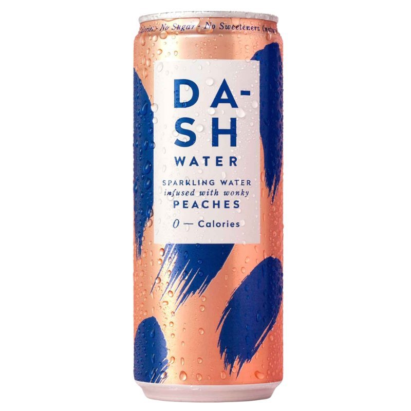 Dash Peaches Sparkling Water , 330ml