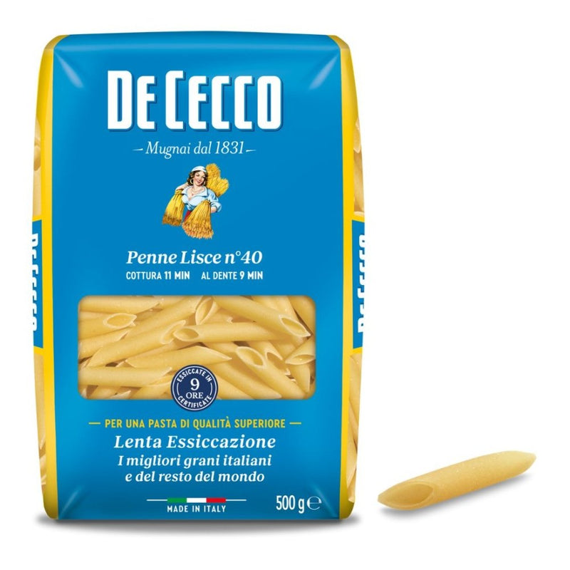 De Cecco Penne Lisce No. 40, 500g