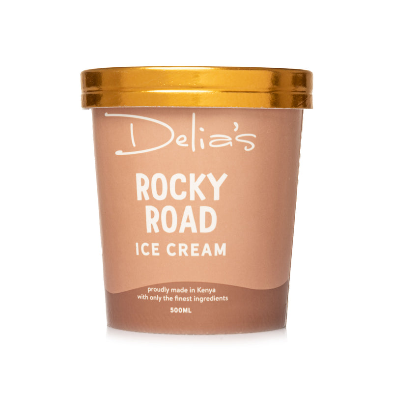 Delias Rocky Road Ice Cream, 500ml
