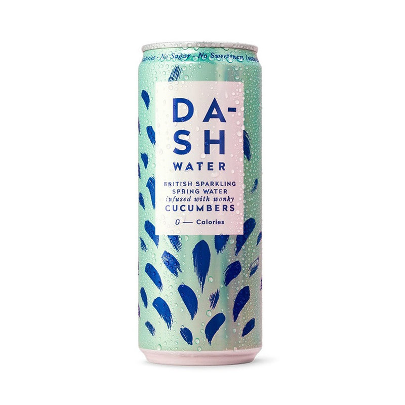 Dash Sparkling Water Cucumbers, 330ml