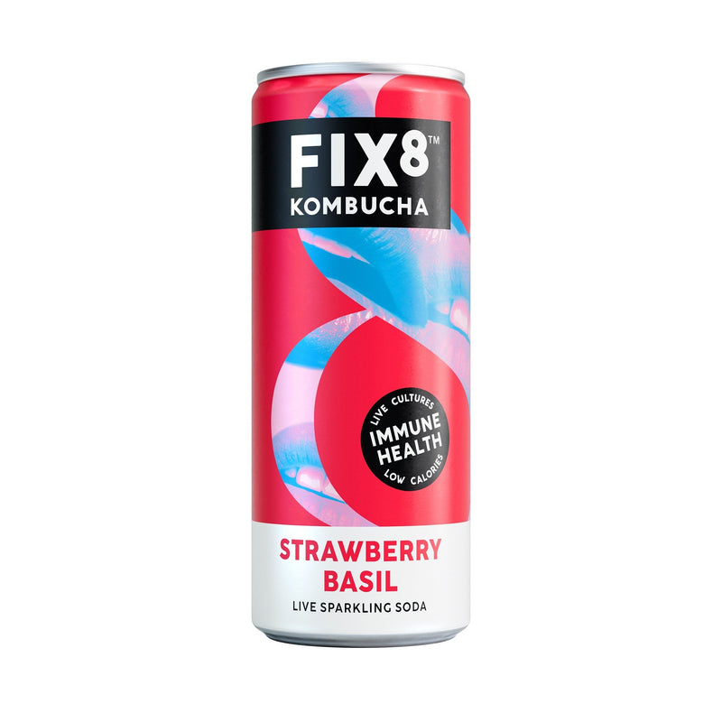 FIX8 Kombucha Strawberry Basil, 250ml