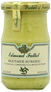 Edmond Fallot Dijon Mustard With Basil, 205g