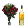 White Wine and Flowers Gift Hamper