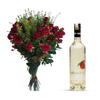White Wine and Flowers Gift Hamper
