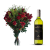 White Wine and Flowers Gift Hamper