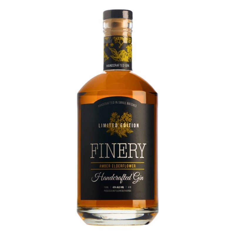 Finery Amber Elderflower Gin, 750ml
