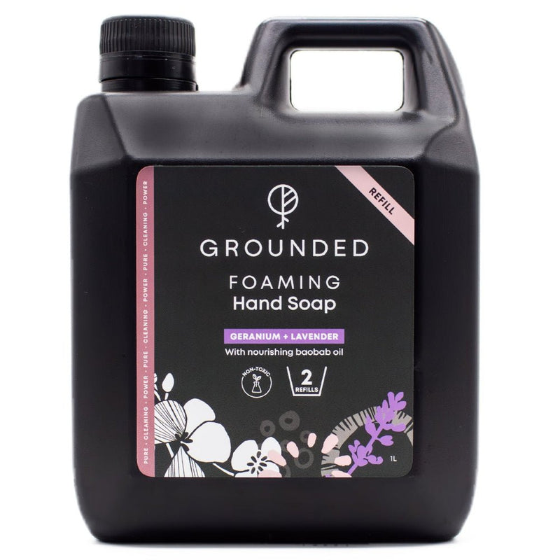 Grounded Geranium & Lavender Foaming Hand Soap , 1L