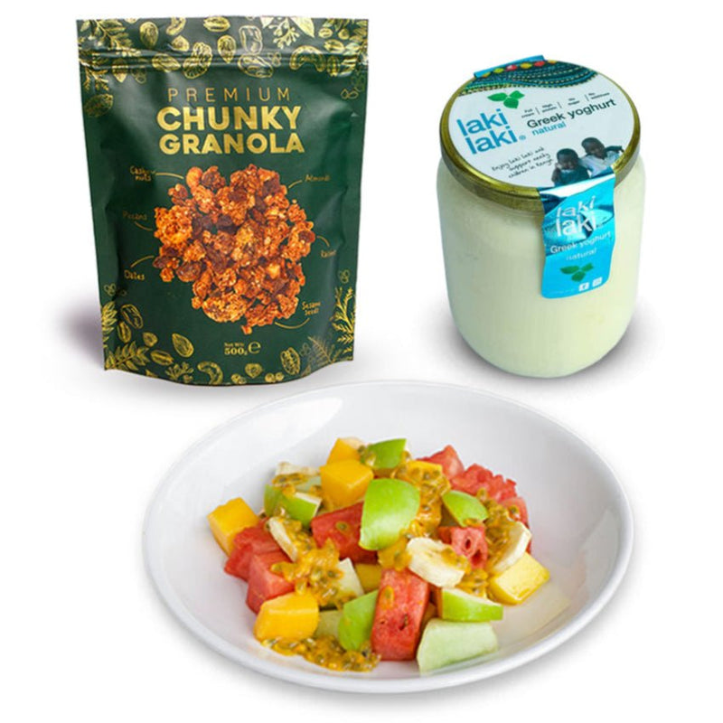 Artcaffe Granola with Yoghurt & Fruit Salad Bowl